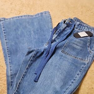 Blue Flare & Wide Leg Jeans